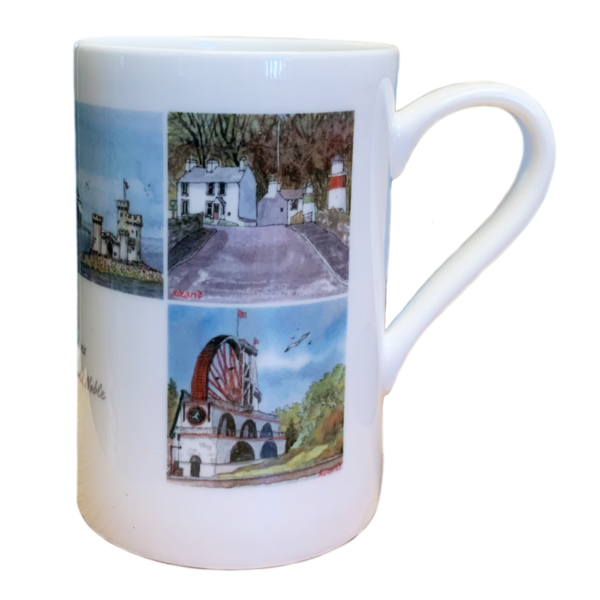 Manx Scenes China Mug (North & East)